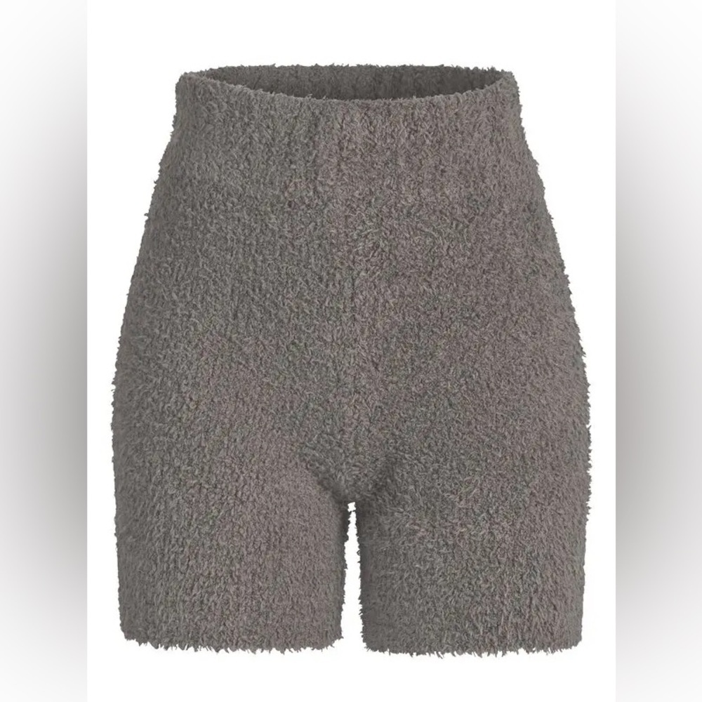 Skims Cozy Knit Shorts Gray Size Small / Medium